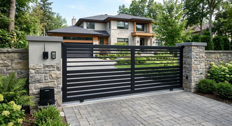 Driveway Fence Installation in Cumming, GA