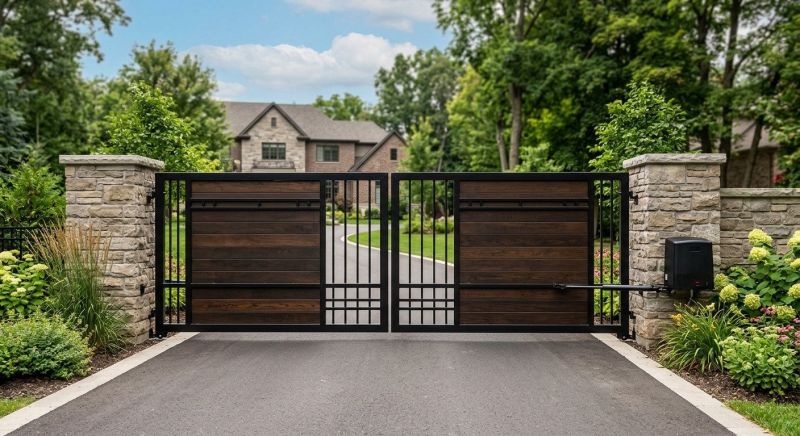 Driveway Gate Installation in Mcdonough, GA