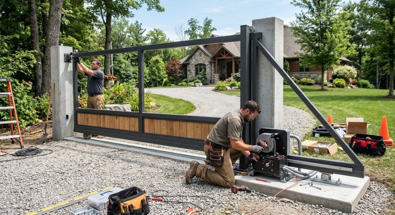 Gate Entry System Installation in Roswell, GA