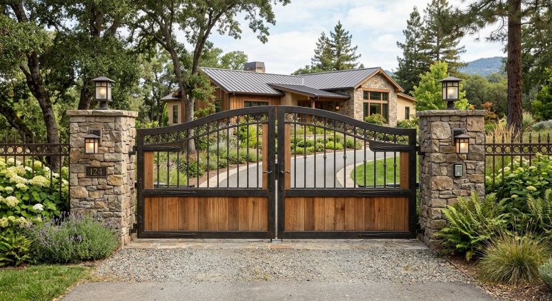 Main Gate Installation in Plano, TX