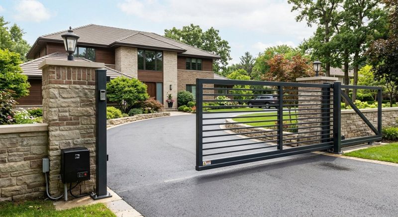 Motorized Gate Installation in Cumming, GA